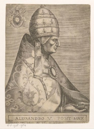 Portrait of Antipope Alexander V