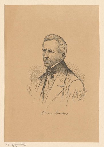 Portrait of Guillaume Groen van Prinsterer