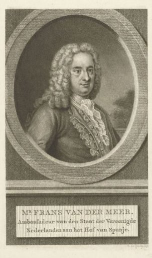 Portrait of Frans van der Meer, Dutch ambassador to Spain