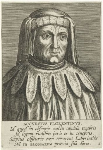 Portrait of Accursius
