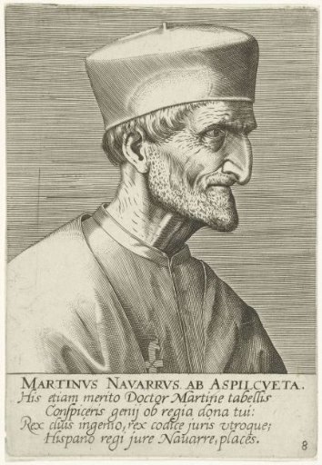 Portrait of Martinus Ab Azpilcueta
