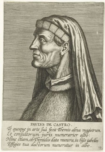 Portrait of Paolo da Castro