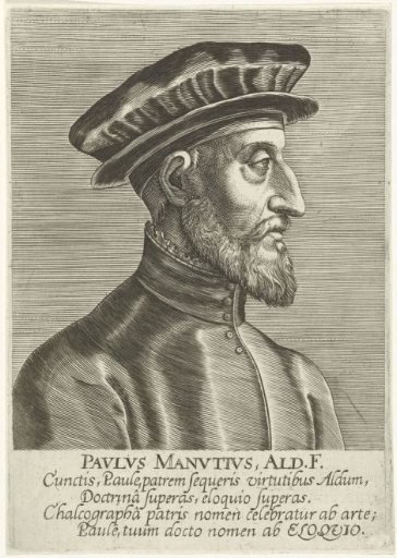 Portrait of Paolo Manuzio