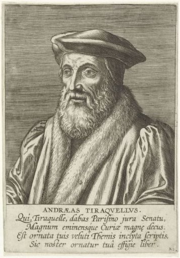Portrait of André Tiraqueau
