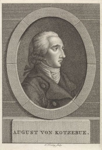 Portrait of August Friedrich Ferdinand von Kotzebue