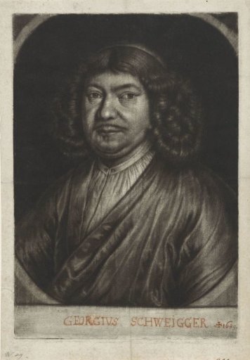 Portrait of the sculptor Georg Schweigger