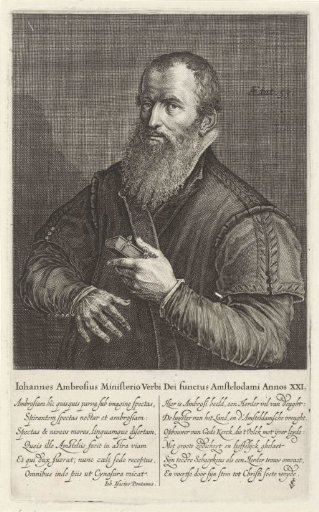 Portrait of Johannes Ambrosius, preacher