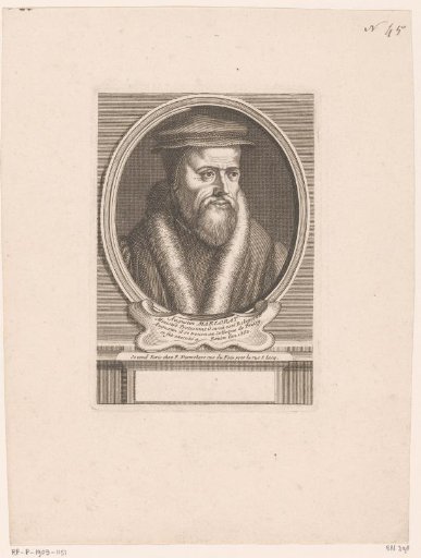 Portrait of Augustin Marlorat du Pasquier