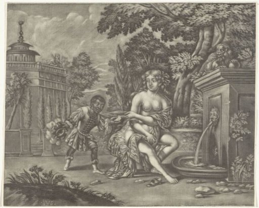 Bathsheba receives the message from David