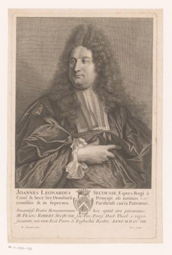 Portrait of Jean-Léonard Secousse