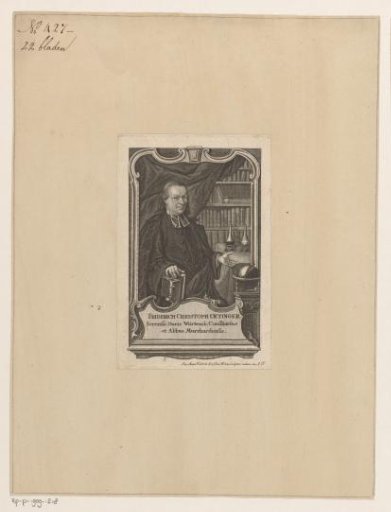 Portrait of Friderich Christoph Oetinger