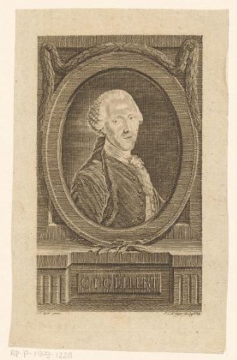 Portrait of Christian Fürchtegott Gellert
