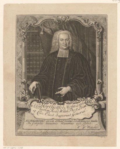 Portrait of Carl Gottlob Hofmann