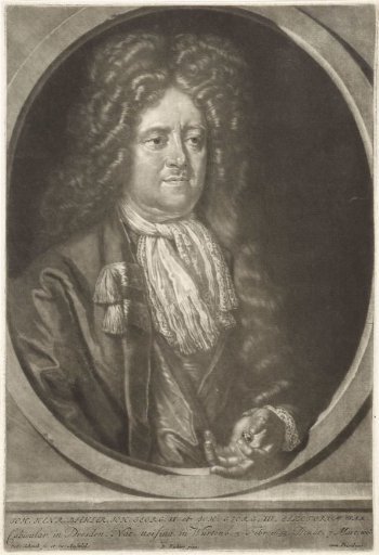 Portret van Johann Heinrich Biehler