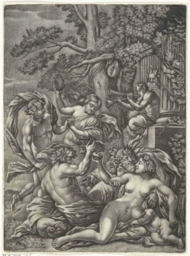 Bacchanal with Satyrs and Nymphs