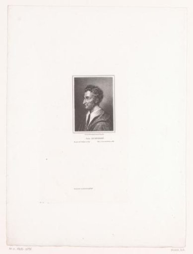 Portrait of Pierre de Ronsard