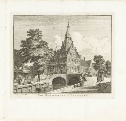 View of the Town Hall at Franeker