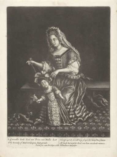 Portrait of the Prince of Wales with His Governess