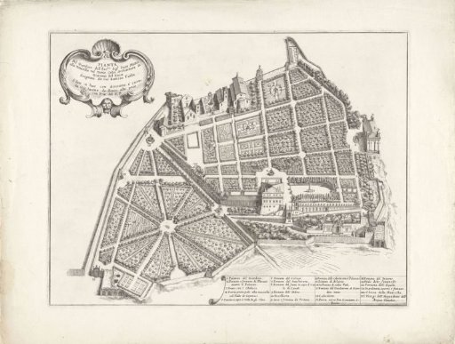 Plan of the Garden of Duke Girolamo Mattei