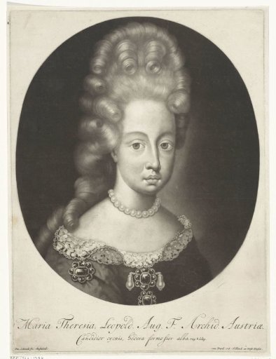 Portrait of Maria Theresa, Queen of France