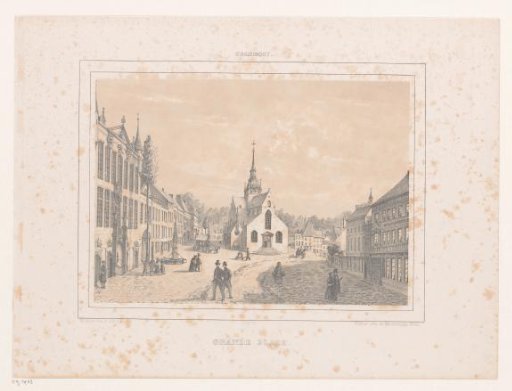 View of the Great Market in Geraardsbergen