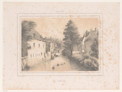 View of the Dender river in Geraardsbergen