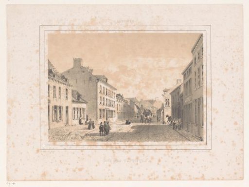 View of the Rue des Tanneurs in Lessen