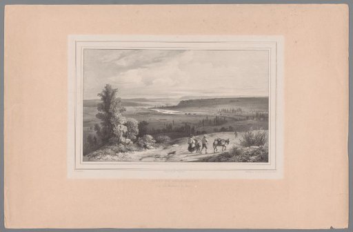Landscape with Figures and a Pack Donkey