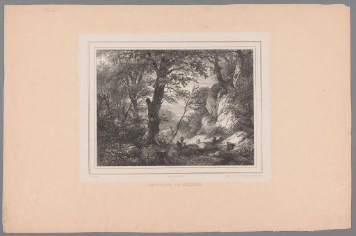 Two Woodcutters in a Forest