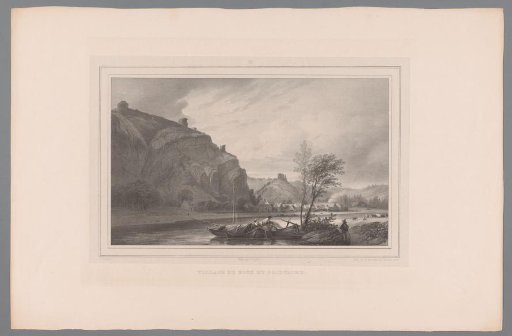 View of the Meuse at Poilvache