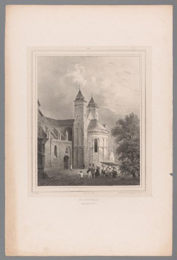 View of the choir of the St. Servatius Basilica in Maastricht