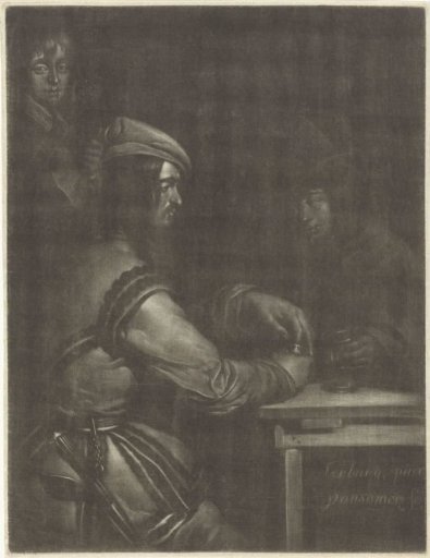 Two Men at a Table