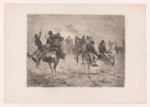 Artillery on manoeuvre