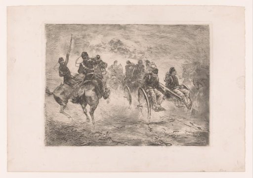 Artillery on manoeuvre