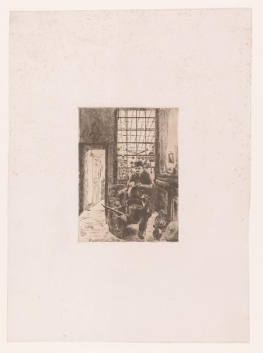 Interior of a tinsmith