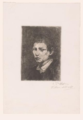 Portrait of an unknown boy