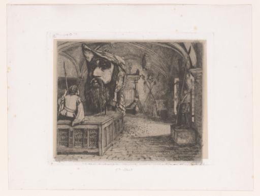 Hall of Museum Het Steen in Antwerp