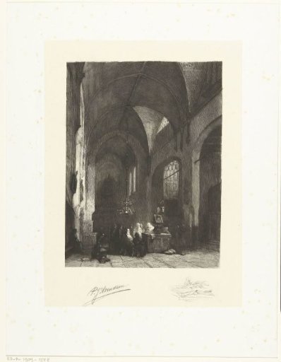 Service in a Monastery Church