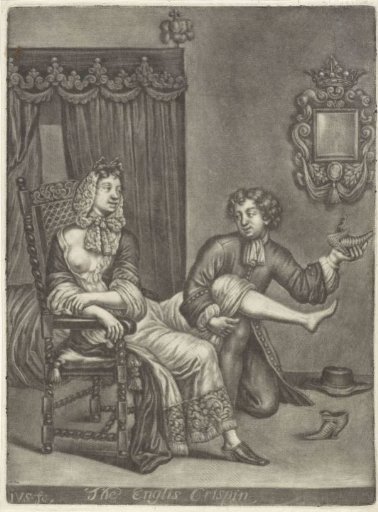 Kneeling Young Man with a Woman