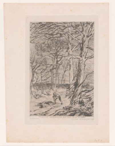 Young Till Eulenspiegel Finds a Wounded Dog in the Forest