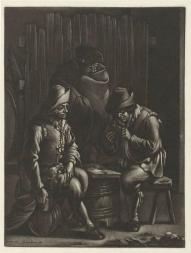 Card Players Around a Cask