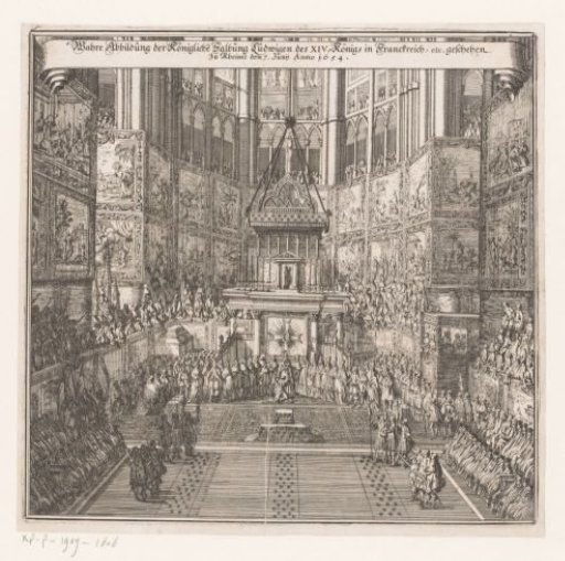 Coronation of Louis XIV in the Cathedral of Reims