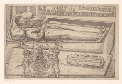 John Casimir, Count Palatine of the Rhine, in his coffin