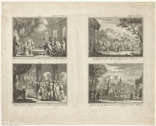 Four scenes from classical history