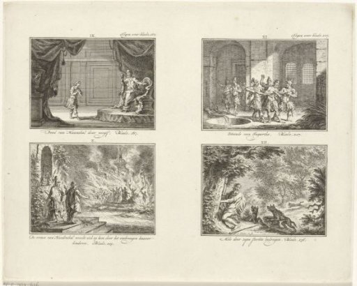 Four scenes from classical history