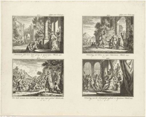 Four scenes from classical history
