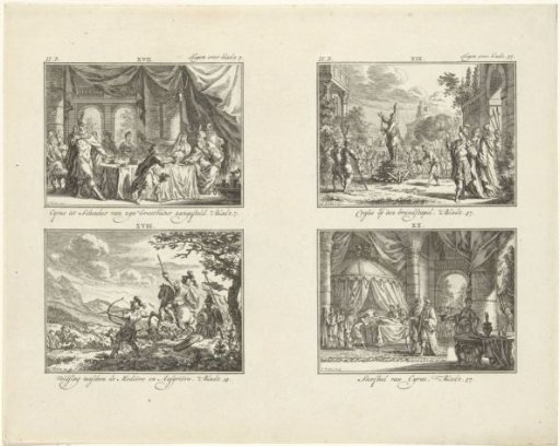 Four scenes from classical history