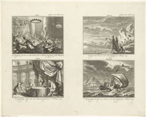 Four scenes from classical history