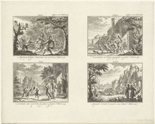 Four scenes from classical history