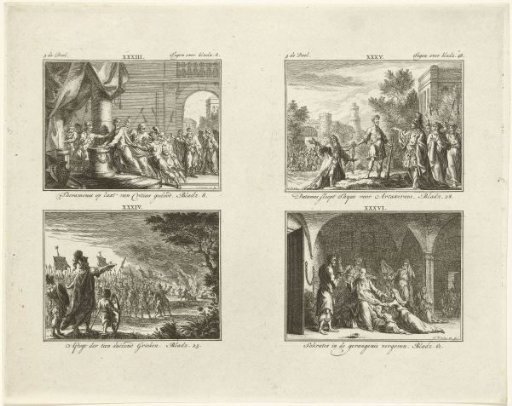 Four scenes from classical history